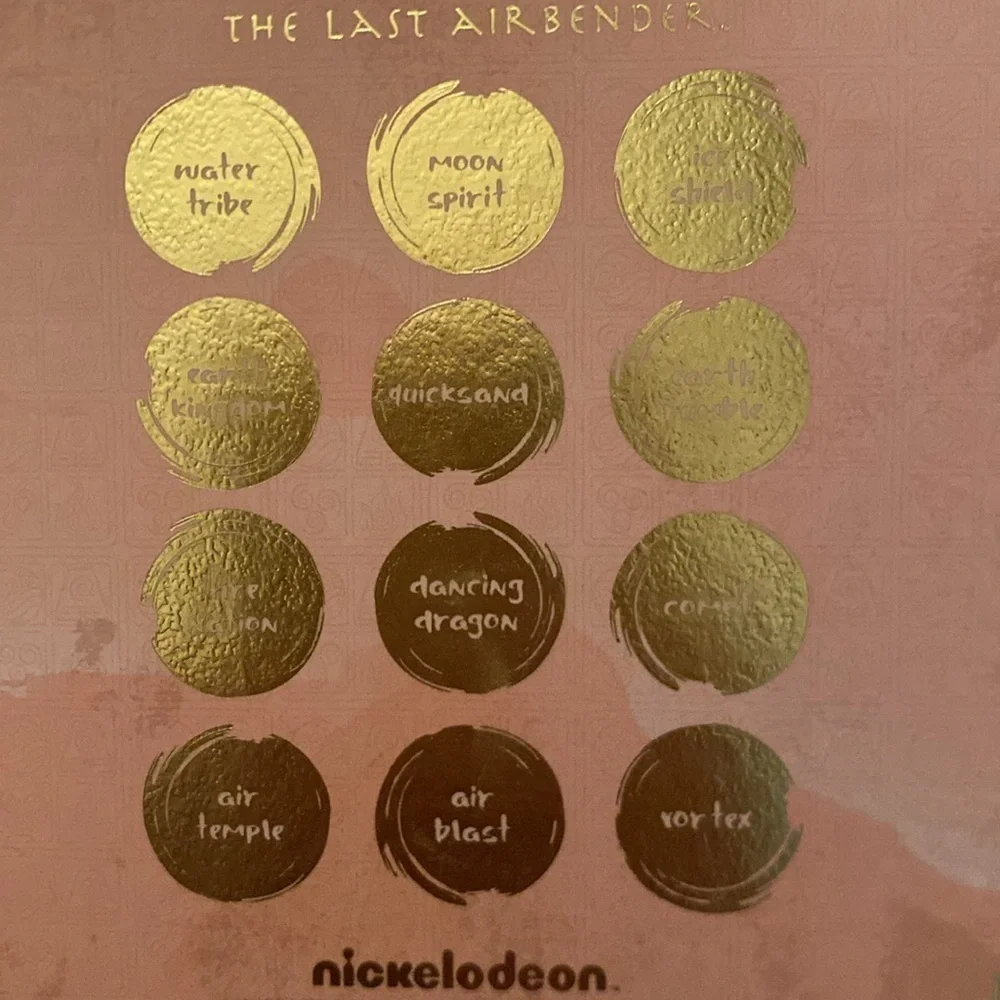 ColourPop Avatar the Last Airbender palette